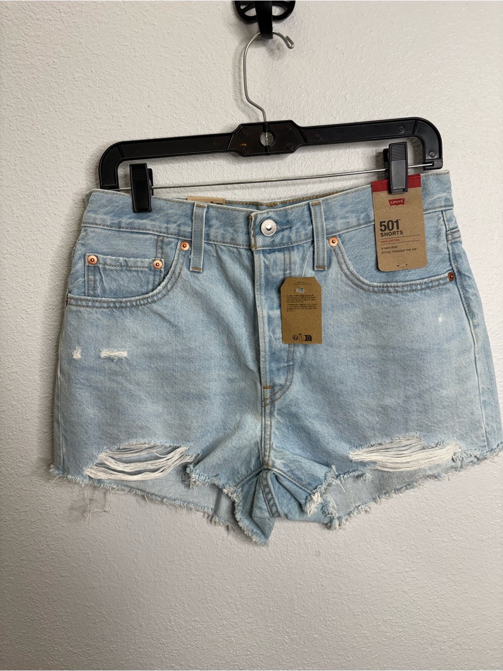 Levi’s 501 High Rise Shorts Size 29 NWT